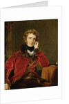 George James Welbore Agar-Ellis, later 1st Lord Dover, c.1823-24 by Thomas Lawrence