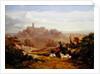 Landscape with Goatherd, c.1842 by Edward Lear