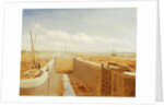 Canal under Construction, possibly the Bude Canal, c.1840 by Benjamin Williams (attr.to) Leader