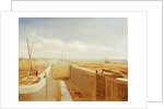 Canal under Construction, possibly the Bude Canal, c.1840 by Benjamin Williams (attr.to) Leader