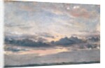 A Cloud Study, Sunset, c.1821 by John Constable