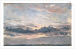 A Cloud Study, Sunset, c.1821 by John Constable