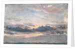 A Cloud Study, Sunset, c.1821 by John Constable