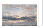 A Cloud Study, Sunset, c.1821 by John Constable