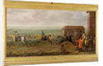 Lord Portmore Watching Racehorses on Exercise on Newmarket Heath, c.1735 by John Wootton