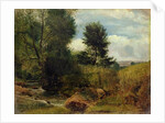 View on the River Sid, near Sidmouth, c.1852 by Lionel Constable