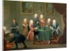 The Brothers Clarke with Other Gentlemen Taking Wine, c.1730-35 by Gawen Hamilton