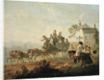 A Stage Coach on a Country Road, 1792 by Julius Caesar Ibbetson