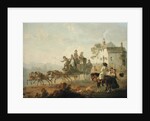 A Stage Coach on a Country Road, 1792 by Julius Caesar Ibbetson