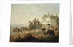 A Stage Coach on a Country Road, 1792 by Julius Caesar Ibbetson