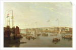 The European Factories, Canton, 1806 by William Daniell