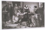 Shakespeare with his Family, at Stratford, Reciting the Tragedy Hamlet by Edouard Jean Conrad Hamman