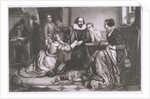 Shakespeare with his Family, at Stratford, Reciting the Tragedy Hamlet by Edouard Jean Conrad Hamman