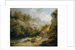 Rocky Landscape with Two Men on a Horse, 1791 by George Morland