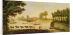 View of the Shepperton on the River Thames, after 1752 by English School