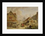 The Old Fishmarket, Norwich, 1825 by David Hodgson