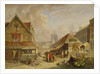 The Old Fishmarket, Norwich, 1825 by David Hodgson