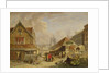 The Old Fishmarket, Norwich, 1825 by David Hodgson
