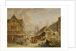 The Old Fishmarket, Norwich, 1825 by David Hodgson