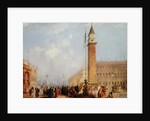 The Piazzetta, Venice by Edward Pritchett