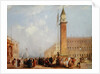 The Piazzetta, Venice by Edward Pritchett