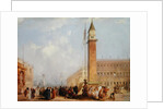 The Piazzetta, Venice by Edward Pritchett