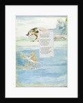 Design 10 for 'Ode on the Death of a Favourite Cat' by William Blake