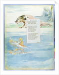 Design 10 for 'Ode on the Death of a Favourite Cat' by William Blake