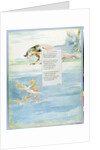 Design 10 for 'Ode on the Death of a Favourite Cat' by William Blake