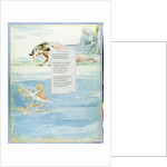Design 10 for 'Ode on the Death of a Favourite Cat' by William Blake