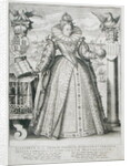 Portrait of Queen Elizabeth 1596 by Crispin I de (attr.to) Passe