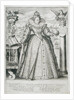 Portrait of Queen Elizabeth 1596 by Crispin I de (attr.to) Passe