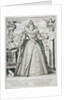 Portrait of Queen Elizabeth 1596 by Crispin I de (attr.to) Passe