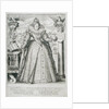 Portrait of Queen Elizabeth 1596 by Crispin I de (attr.to) Passe