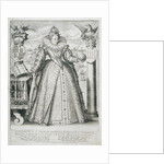 Portrait of Queen Elizabeth 1596 by Crispin I de (attr.to) Passe