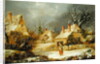 A Winter Landscape by George of Chichester Smith