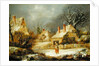 A Winter Landscape by George of Chichester Smith