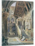Court of the Bargello, Florence, 1839 by Thomas Hartley Cromek