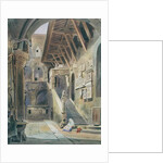 Court of the Bargello, Florence, 1839 by Thomas Hartley Cromek