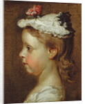 Study of a Girl's Head, c.1740-50 by William Hogarth