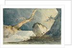 Waterfall in a Desolate Landscape by John Sell Cotman