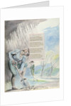 Elegy written in a Counrty Church-Yard, design 110 from 'The Poems of Thomas Gray', 1797-1798 by William Blake