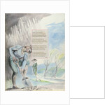 Elegy written in a Counrty Church-Yard, design 110 from 'The Poems of Thomas Gray', 1797-1798 by William Blake