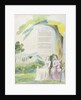 Elegy written in a Country Church-Yard, design 114 from 'The Poems of Thomas Gray', 1797-98 by William Blake