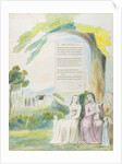 Elegy written in a Country Church-Yard, design 114 from 'The Poems of Thomas Gray', 1797-98 by William Blake