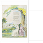 Elegy written in a Country Church-Yard, design 114 from 'The Poems of Thomas Gray', 1797-98 by William Blake
