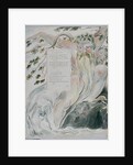 The Bard: A Pindaric Ode, design 57 from 'The Poems of Thomas Gray', 1797-98 by William Blake