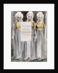 The Fatal Sisters, design 67 from 'The Poems of Thomas Gray', 1797-98 by William Blake