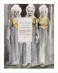 The Fatal Sisters, design 67 from 'The Poems of Thomas Gray', 1797-98 by William Blake