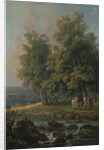 Horses and Cattle by a River, 1777 by George the Elder Barret